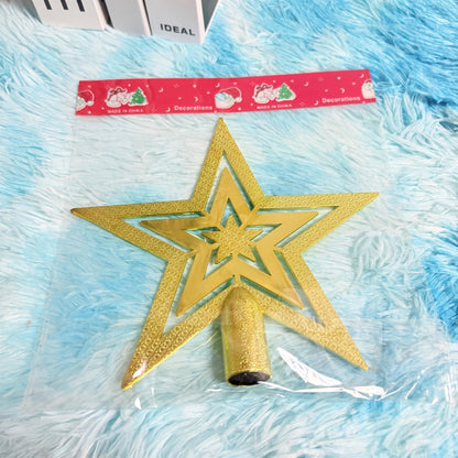 Estrela decorativa para o topo da árvore de Natal