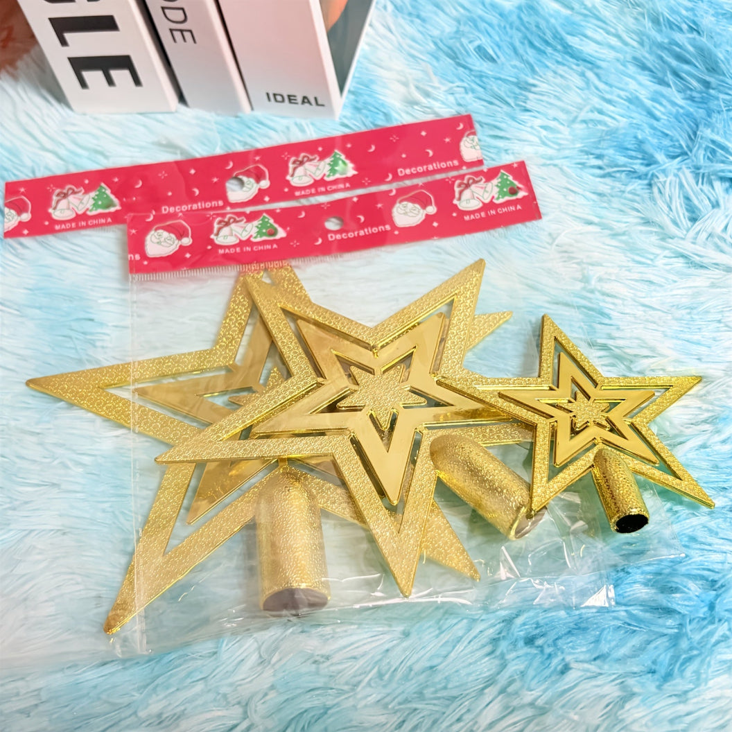 Estrela decorativa para o topo da árvore de Natal