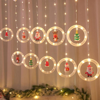 TwinkleJoy božićna rasvjeta – LED lanac svjetala s blagdanskim figurama
