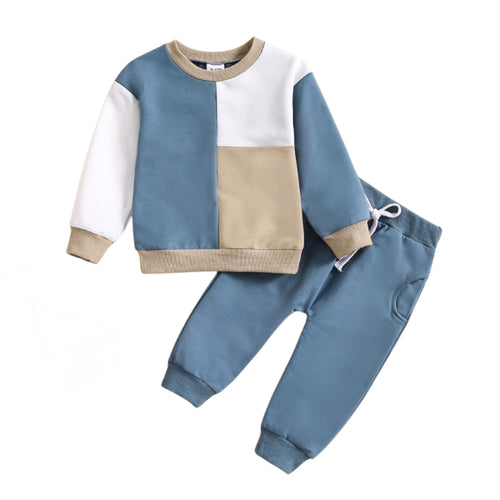 Conjunto de entrenamiento moderno para niños: cómodo diseño de bloques de colores