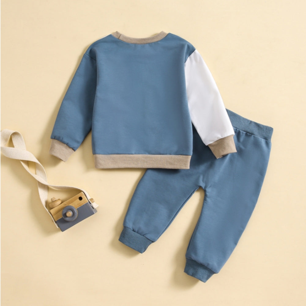 Conjunto de entrenamiento moderno para niños: cómodo diseño de bloques de colores