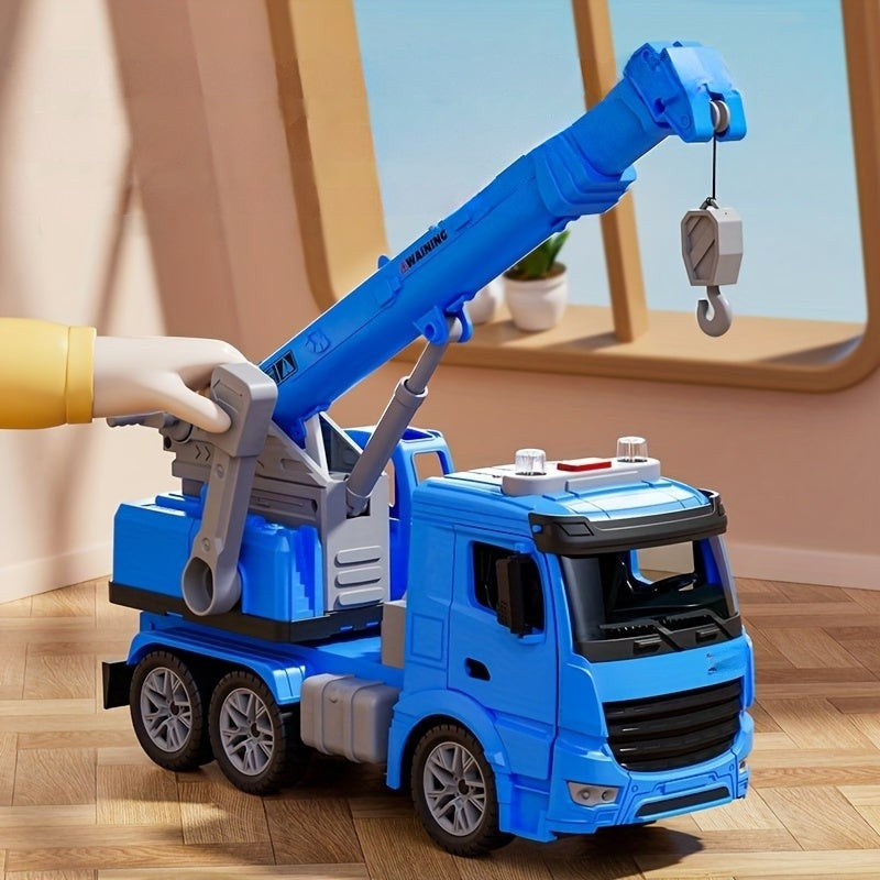 Baustellen-Kranwagen Spielzeug mit Licht und Sound