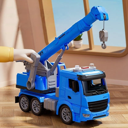 Baustellen-Kranwagen Spielzeug mit Licht und Sound