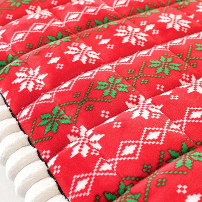 Cojín navideño para sofá con estampado invernal