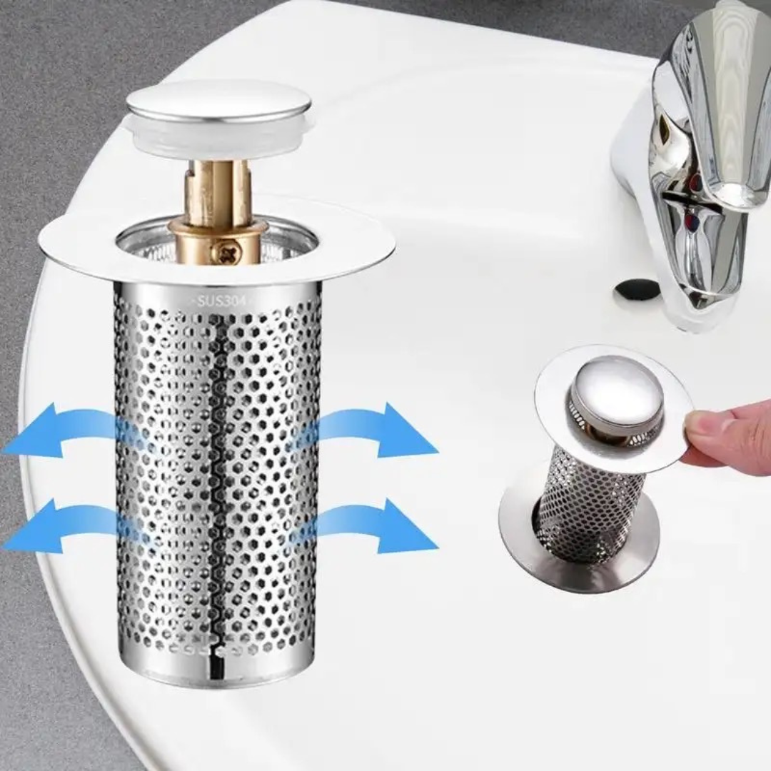 Tampa de escoamento pop-up DrainMaster – Universal, durável e elegante