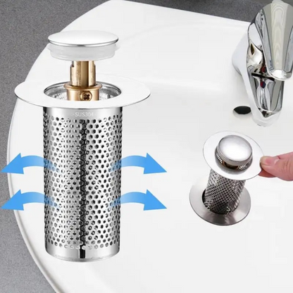 Tampa de escoamento pop-up DrainMaster – Universal, durável e elegante
