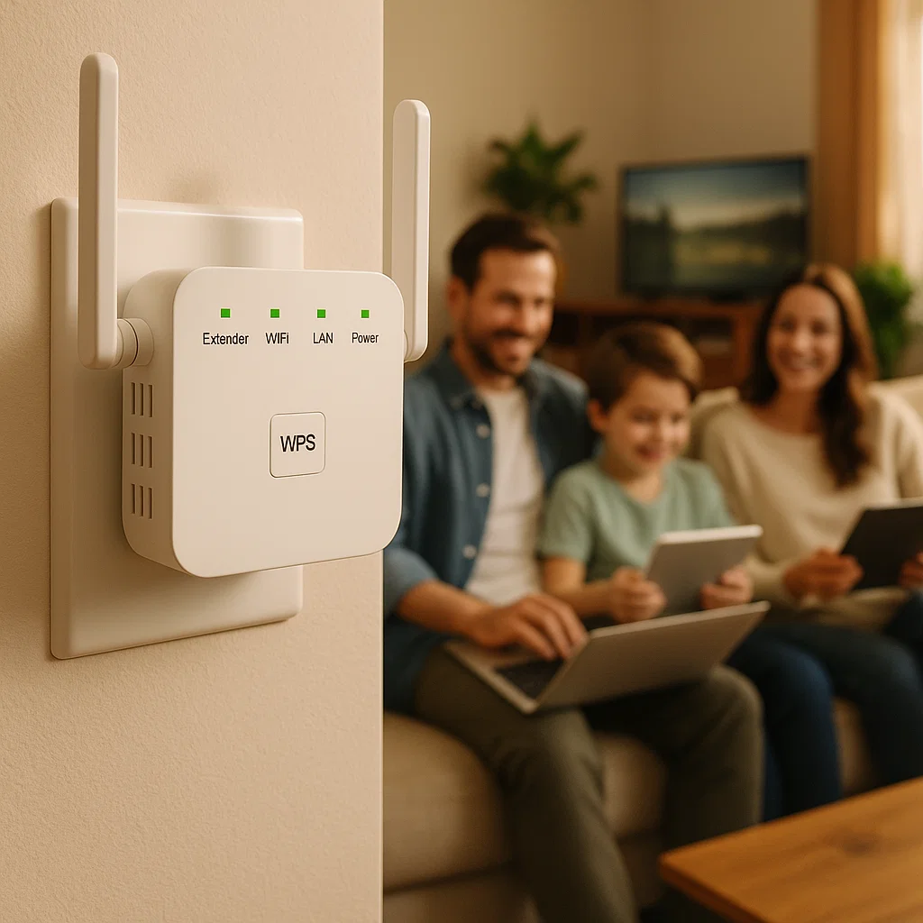 Amplificador Wi-Fi SpeedWave – Internet super-rápida em todas as divisões