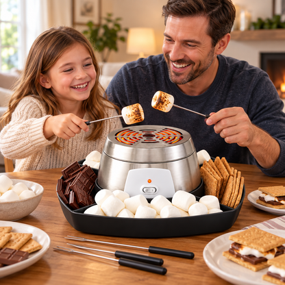 Električni S’mores Maker s pladnjem za posluživanje