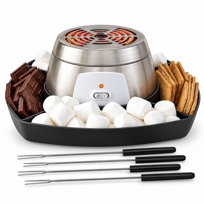 Električni S’mores Maker s pladnjem za posluživanje