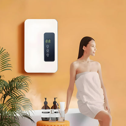 Calentador de agua eléctrico instantáneo con pantalla digital