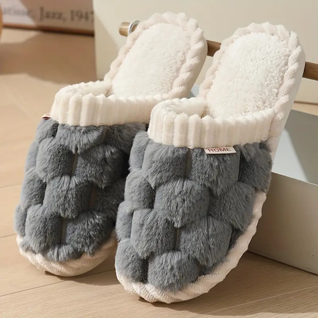Zapatillas de invierno para mujer con forro suave