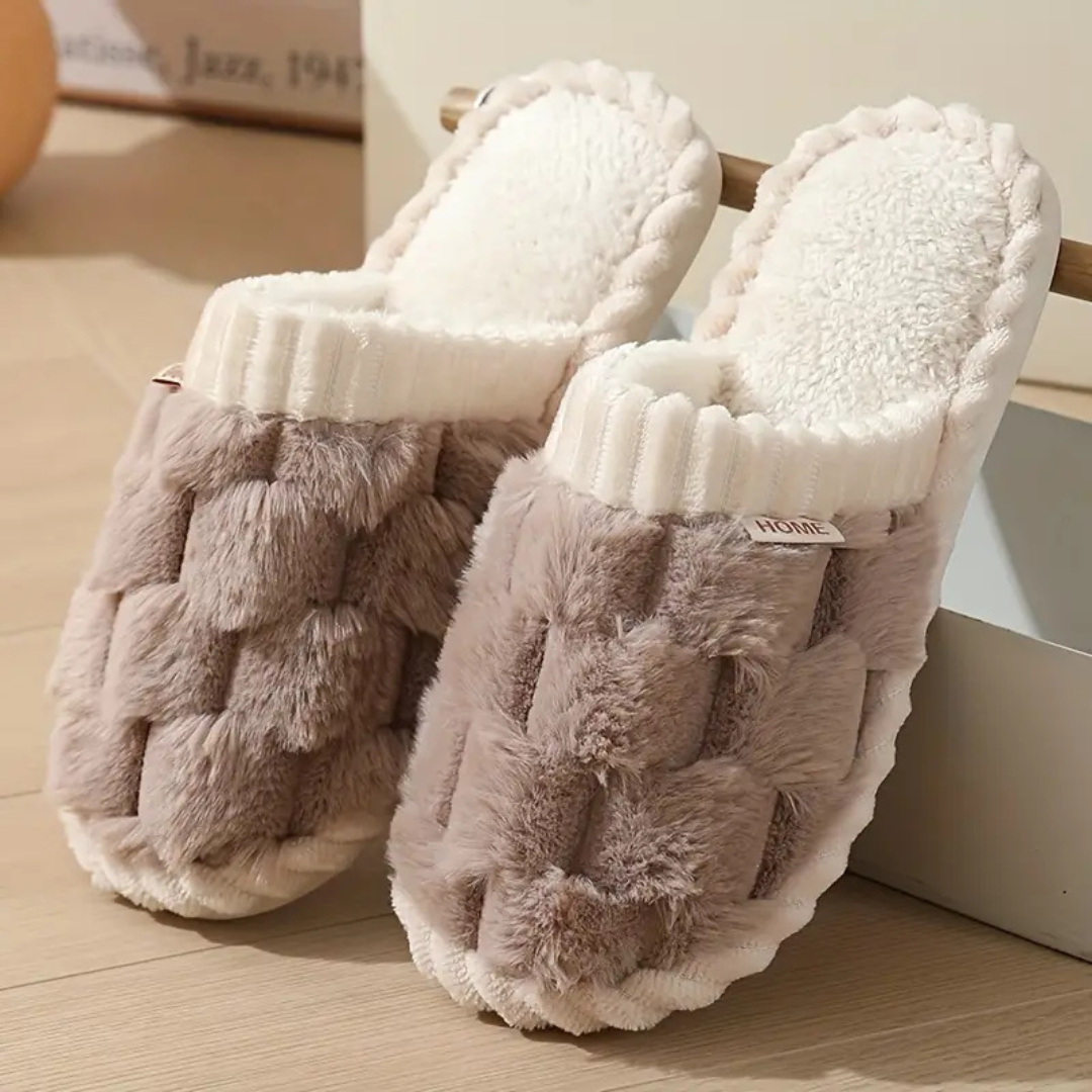 Zapatillas de invierno para mujer con forro suave