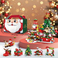 Stil B (Weihnachtsmann Schneehäuschen 6 in 1 & 612 Teile)