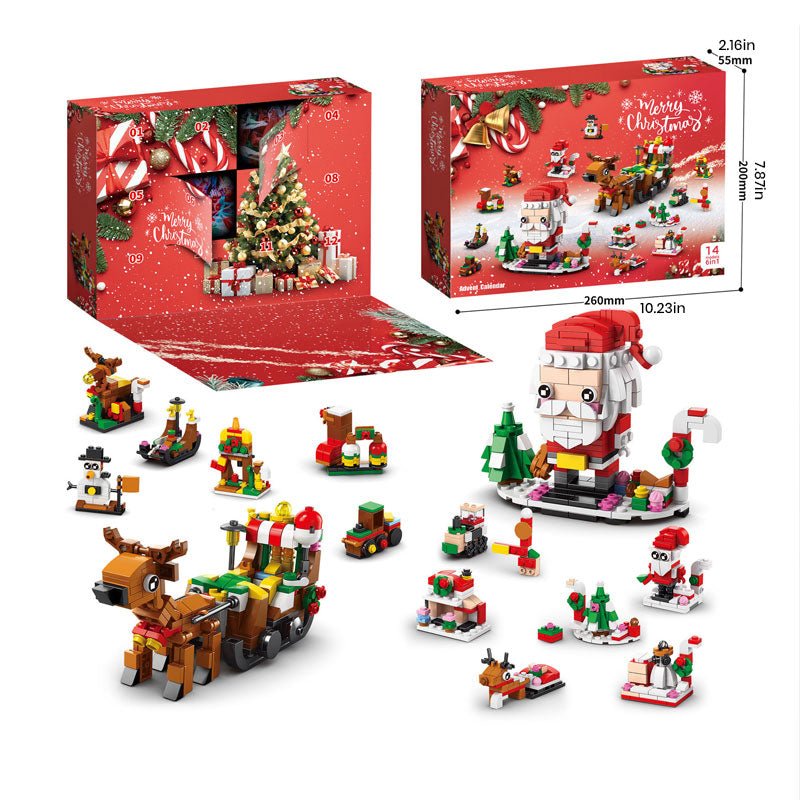 Kit de bloques navideño para crear mundos invernales