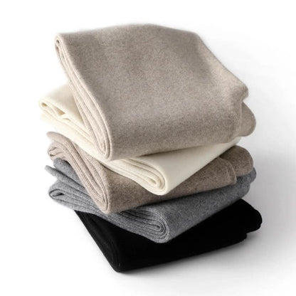 Pantalones de estar por casa anchos para mujer con cintura elástica