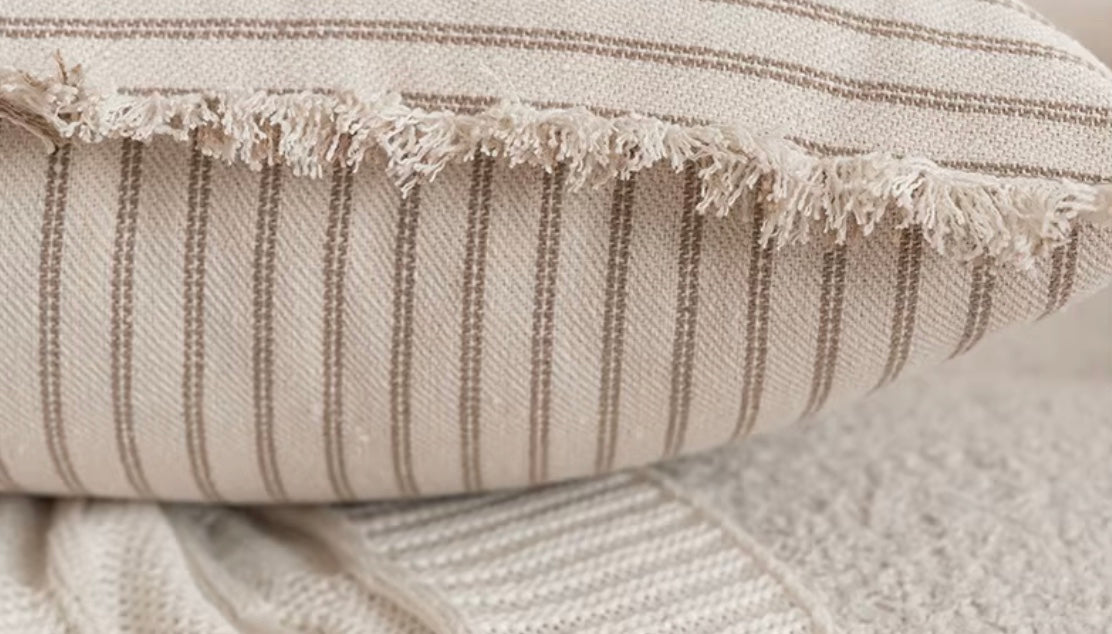 Jacquard jastučnica s resama – Bezvremenski i udoban