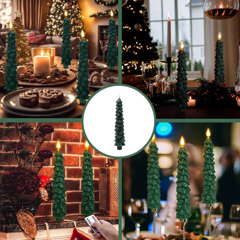 LED-Weihnachtsbaumkerzen mit Fernbedienung