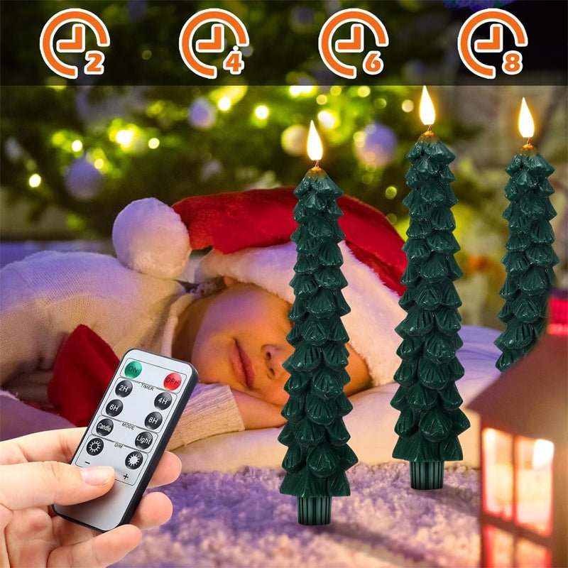 LED-Weihnachtsbaumkerzen mit Fernbedienung