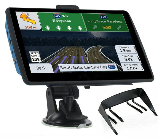 Sistema de navegación GPS de 7 pulgadas: guía de ruta confiable para automóviles y camiones