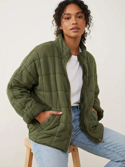 Chaqueta acolchada de mujer para el tiempo libre y el día a día