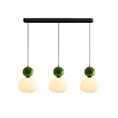 Candeeiro suspenso Art Déco com cúpula redonda