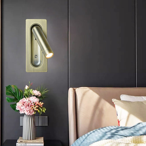 Schwenkbare LED-Wandleuchte zum Lesen