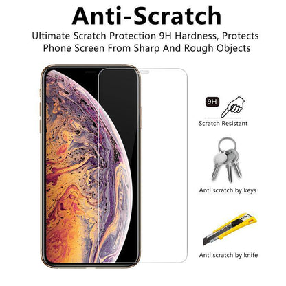 Protector de pantalla para iPhone de cristal templado: protección total