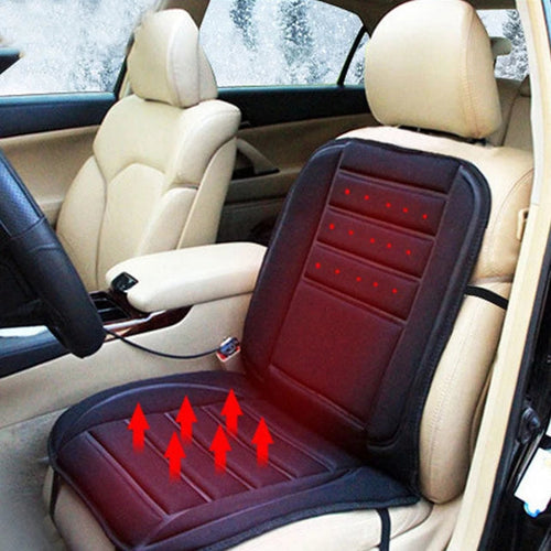 Almofada aquecida para banco de automóvel, para viagens agradáveis no inverno