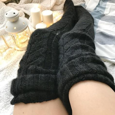 Trendy čarape preko koljena - Udobne čarape za zimu