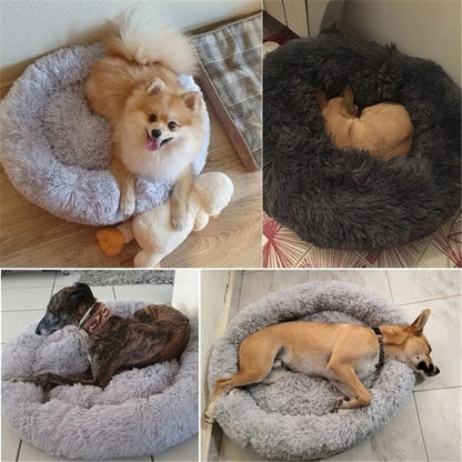 SnuggleNest krevet u obliku krofne – Mekan i umirujući za mačke i pse