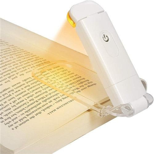USB lampa za čitanje s kopčom – Prijenosna i štiti oči