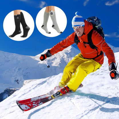 Calcetines hasta la rodilla calefactables con control de temperatura