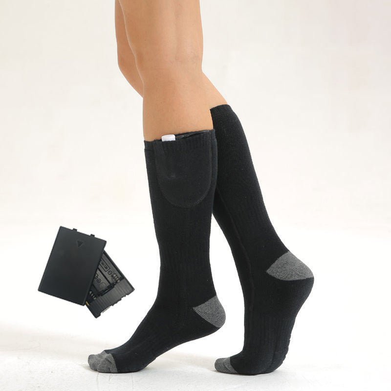 Calcetines hasta la rodilla calefactables con control de temperatura