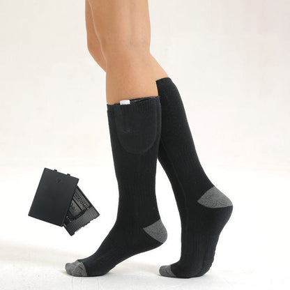 Calcetines hasta la rodilla calefactables con control de temperatura