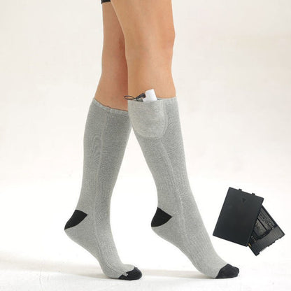 Calcetines hasta la rodilla calefactables con control de temperatura