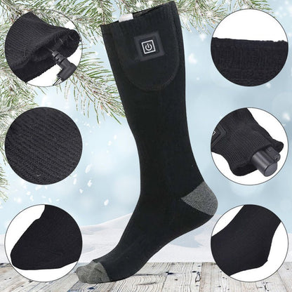 Calcetines hasta la rodilla calefactables con control de temperatura