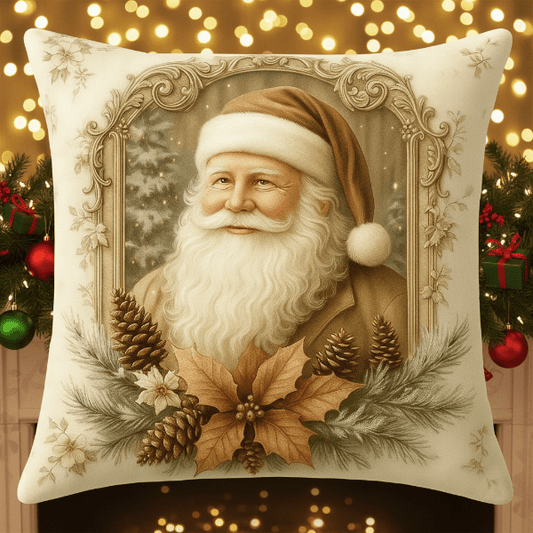Capas de almofada festivas com motivos clássicos de Natal
