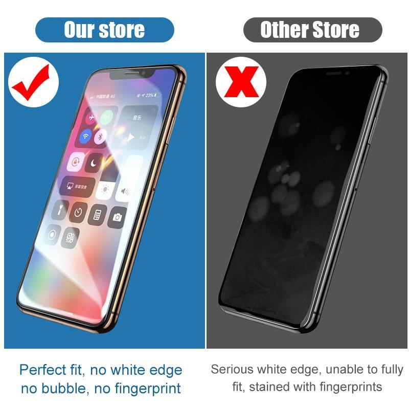 Protector de pantalla para iPhone de cristal templado: protección total