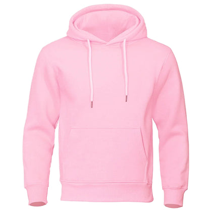 Herren Fleece Hoodie mit Kapuze und Kängurutasche für Alltag und Freizeit