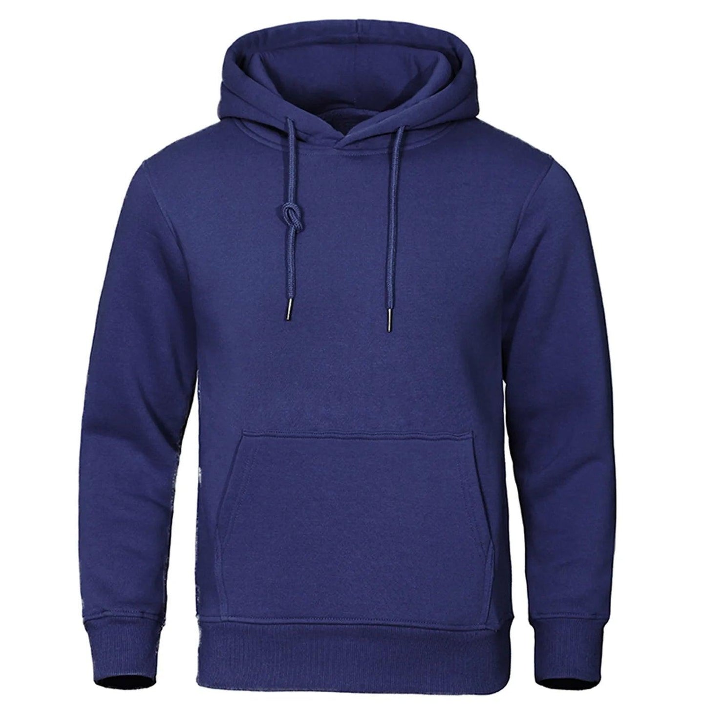 Herren Fleece Hoodie mit Kapuze und Kängurutasche für Alltag und Freizeit