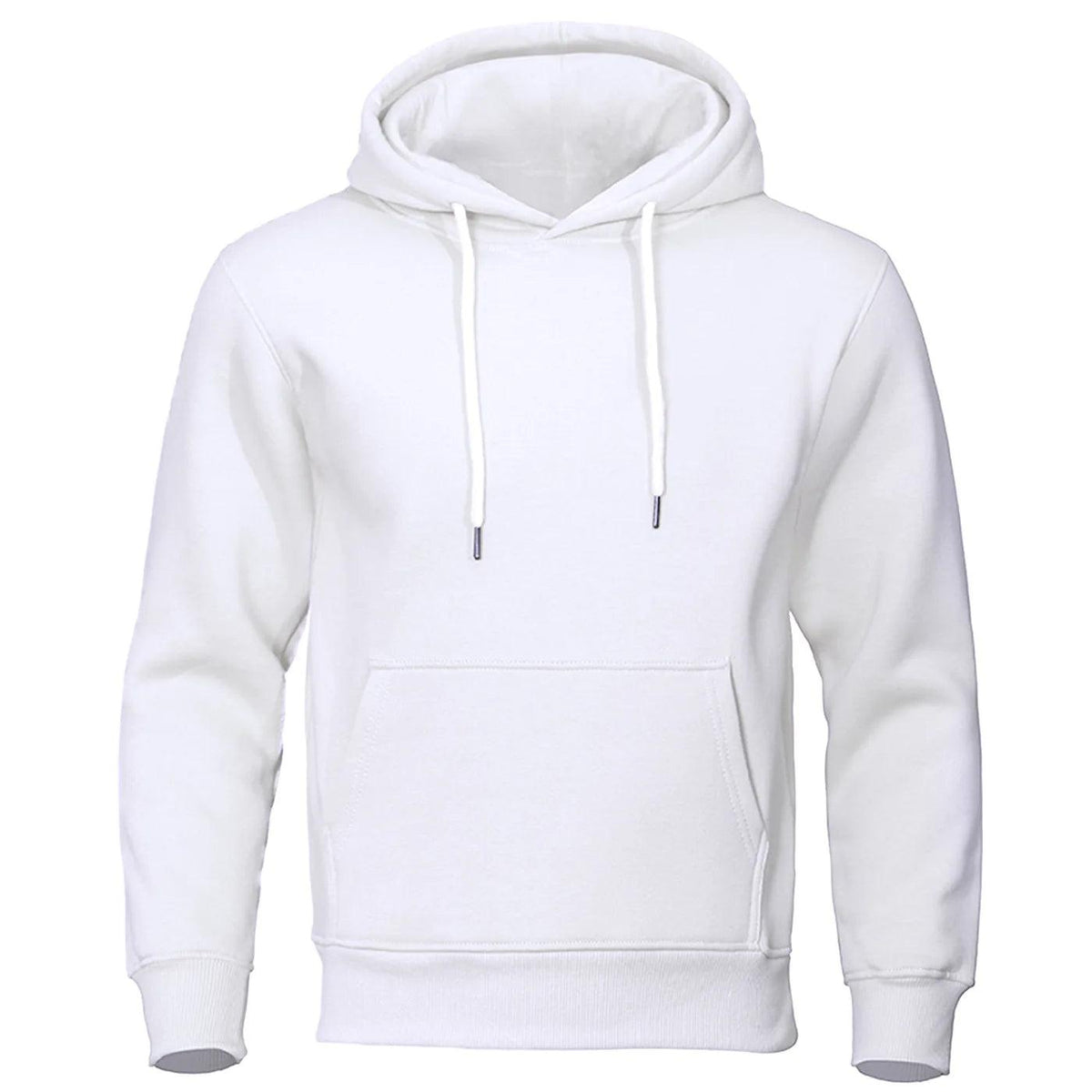 Herren Fleece Hoodie mit Kapuze und Kängurutasche für Alltag und Freizeit