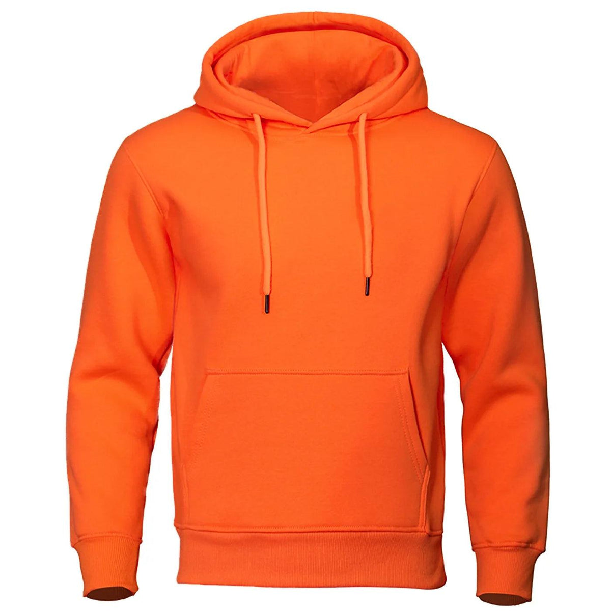 Herren Fleece Hoodie mit Kapuze und Kängurutasche für Alltag und Freizeit