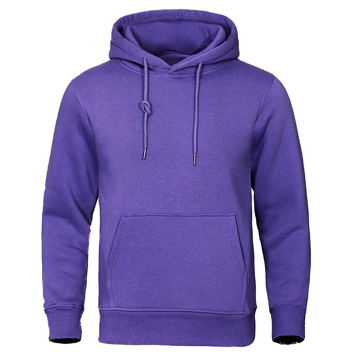 Herren Fleece Hoodie mit Kapuze und Kängurutasche für Alltag und Freizeit