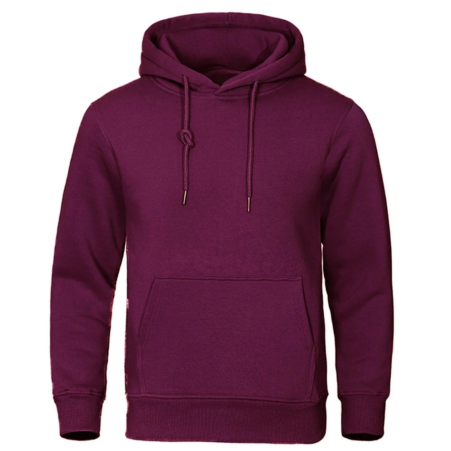 Herren Fleece Hoodie mit Kapuze und Kängurutasche für Alltag und Freizeit