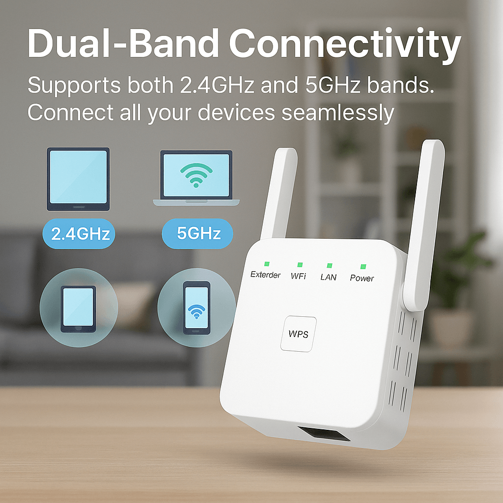 Amplificador Wi-Fi SpeedWave – Internet super-rápida em todas as divisões