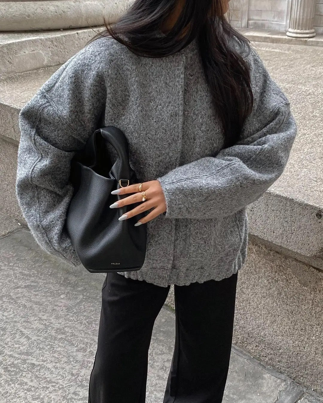 Trendy oversized kardigan - Udoban i moderan