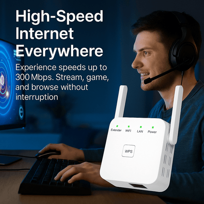 Amplificador Wi-Fi SpeedWave – Internet super-rápida em todas as divisões