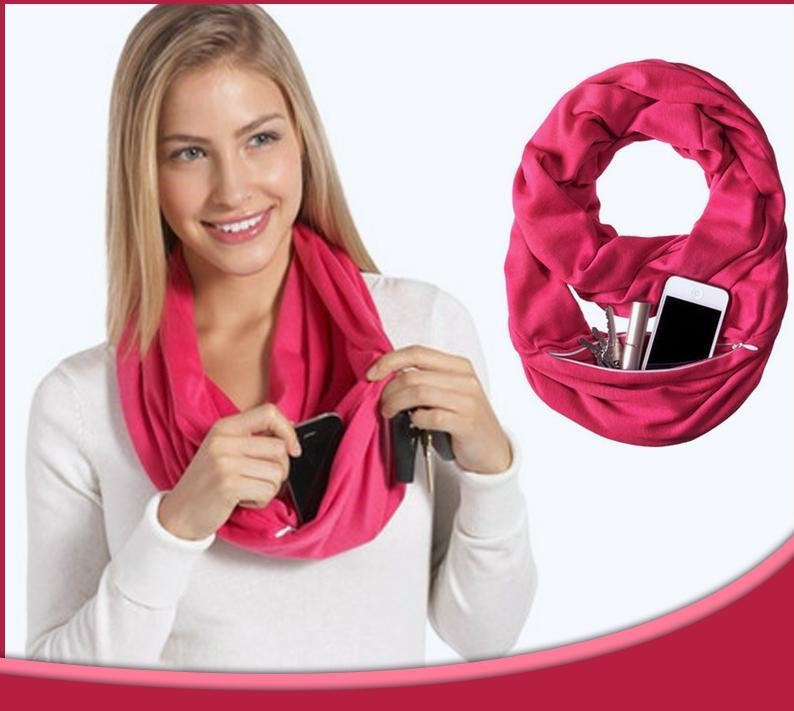 Reissjaal con bolsillo oculto: estilo infinito y seguridad en uno