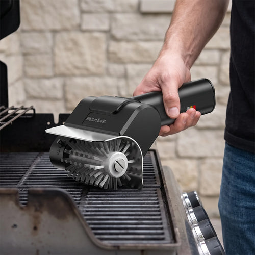 Kabellose Elektrische Grillbürste mit Rotierendem Bürstenkopf