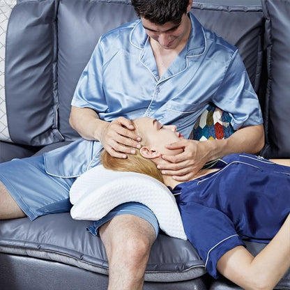 Ergonomski jastuk za vrat od poliesterskih vlakana – Udobnost i potpora za spavanje ili odmor